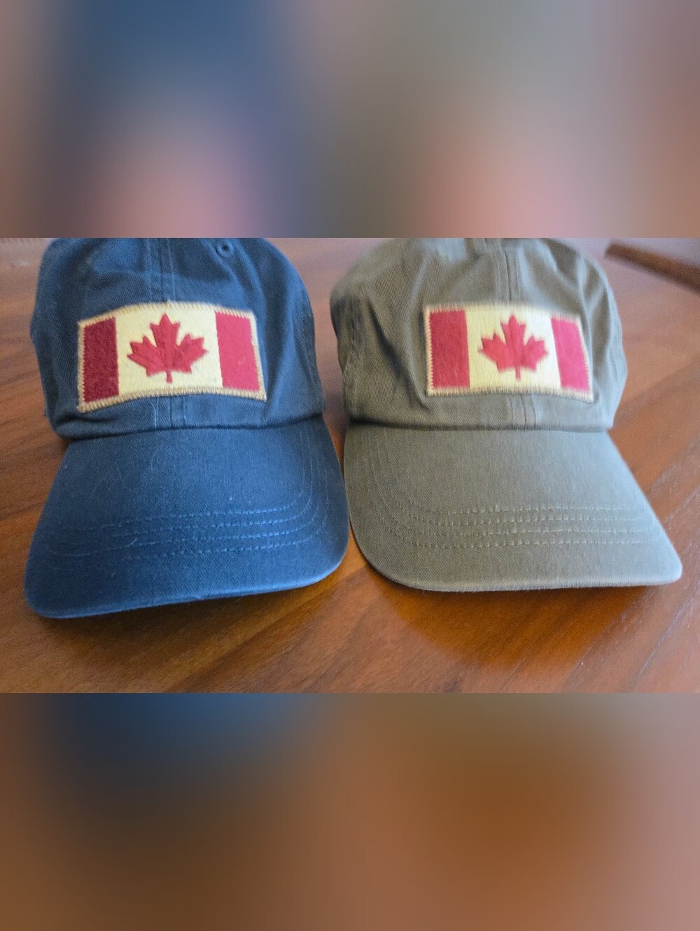 Roots Blue Canadian Flag Hat/cap